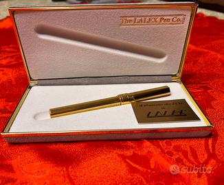 Penna stilografica Lalex placcata oro 24 carati