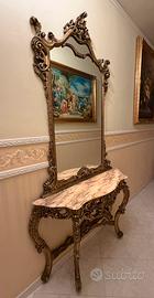 Consolle Con Specchiera in stile Luigi XVI
