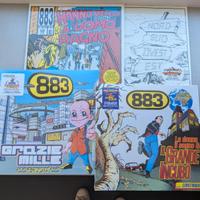 883 Max Pezzali - Set 4 vinili splatter sigillati