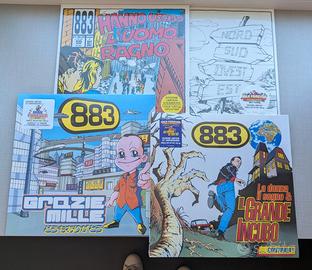 883 Max Pezzali - Set 4 vinili splatter sigillati