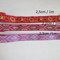 Nastri 3 metri. Jacquard.