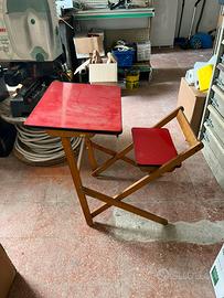 Banchetto scuola vintage