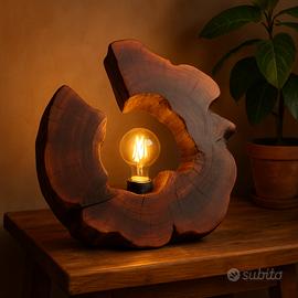 Lampada d'arredo artigianale