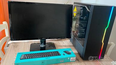 PC Gamer Completo GTX 1650 + Monitor Acer