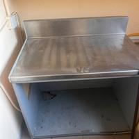 Banco lavoro in acciaio