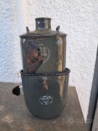 Borraccia con gavettino austriaco ww1
