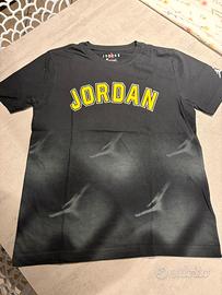 T-shirt ragazzo Jordan nera