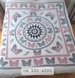 telo arredo grande quadrato 100% cotone