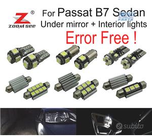 KIT 18 LAMPADINE LED INTERNE PASSAT B7 SEDAN 2012-