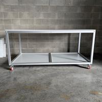 Bancone / Tavolo da lavoro in alluminio anodizzato