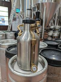 GrowlerWerks mini fusto birra 1,9 litri