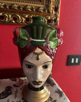 Vaso testa di moro/decirarivo EDG