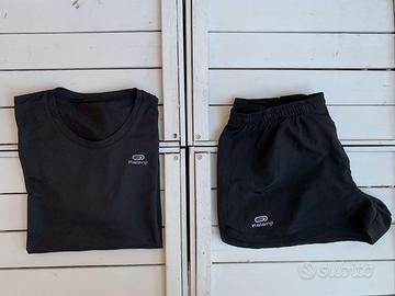 Tshirt Pantaloncini Donna Kalenji TG. M EU 40