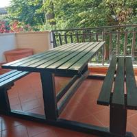 Tavolo da giardino in Teak massello