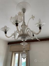 Lampadario vetro di Murano