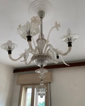 Lampadario vetro di Murano
