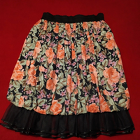 Gonna lunga floreale Made in Italy