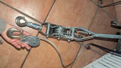 PARANCO verricello in acciaio 2 TONS