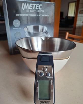 BILANCIA ELETTRONICA DA CUCINA IMETEC CON CONTENIT