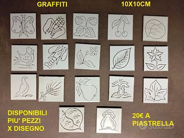 Cottoveneto decori piastrelle gres/marmo, 10x10cm