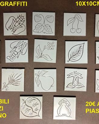 Cottoveneto decori piastrelle gres/marmo, 10x10cm