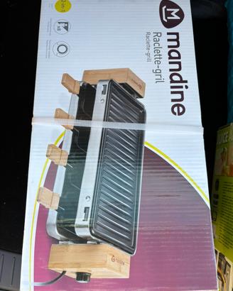 Raclette Mandine 2/4 persone con funzione grill