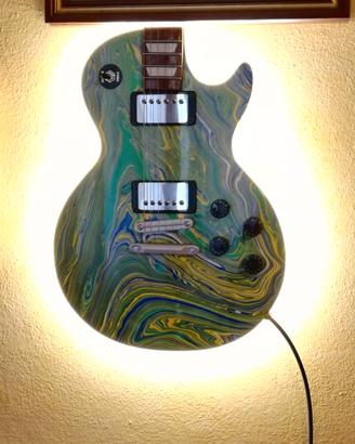 Chitarra lampada led 