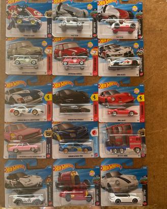 Lotto 15 hot wheels collezione 2026 iconiche