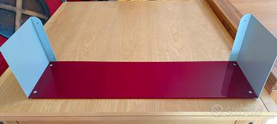 mensola plexiglass rossa  