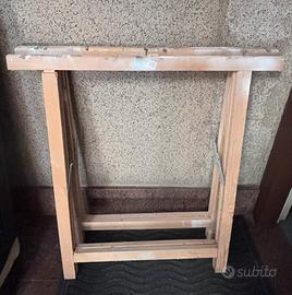 Cavalletto in legno pieghevole