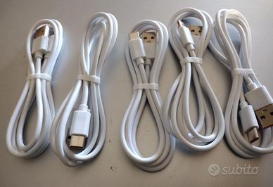 Set x5 Cavo Usb-C dati ricarica anche veloce 5x