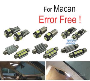 KIT 10 LAMPADE LED INTERNE PER PORSCHE MACAN S TUR