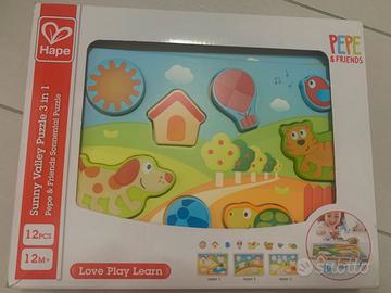 Hape Sunny Valley Puzzle 3 in 1