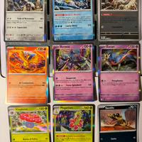 300 carte pokemon tutte diverse