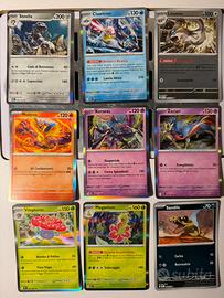 300 carte pokemon tutte diverse