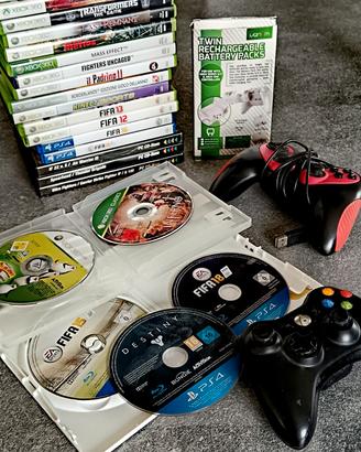 lotto 23 giochi + 2 controller + accessorio