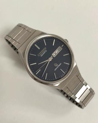 Citizen Crystron CQ day date Vintage anni '70