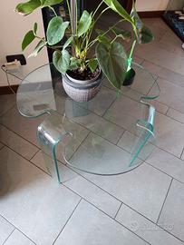 Tavolino cristallo Rimadesio