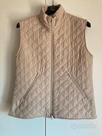 Gilet donna primaverile trapuntato color sabbia M