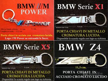 BMW M POWER X1 X5 Z4 Portachiavi metallo + scatola