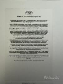 Ipad 10th gen WI-FI 64GB