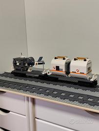 2 Vagoni Lego convoglio spaziale con base doppia
