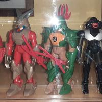 i 5 Samurai vintage anni 80 Modellini,Fascie LEGGI