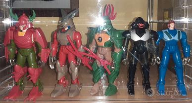 i 5 Samurai vintage anni 80 Modellini,Fascie LEGGI