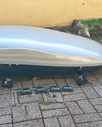 Box da tetto GEV 7 grigio come nuovo usato 2 volte