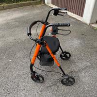 deambulatore 4 ruote con sedile