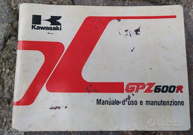 manuale manutenzione Kawasaki gpz 600r