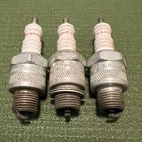 3 Candele vintage Champion H 8