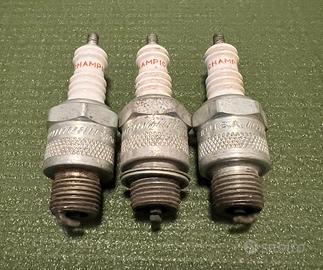 3 Candele vintage Champion H 8