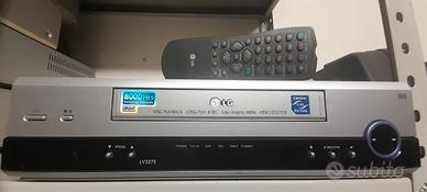 VIDEOREGISTRATORE LETTORE VHS LG PAL NTSC SP LP+T